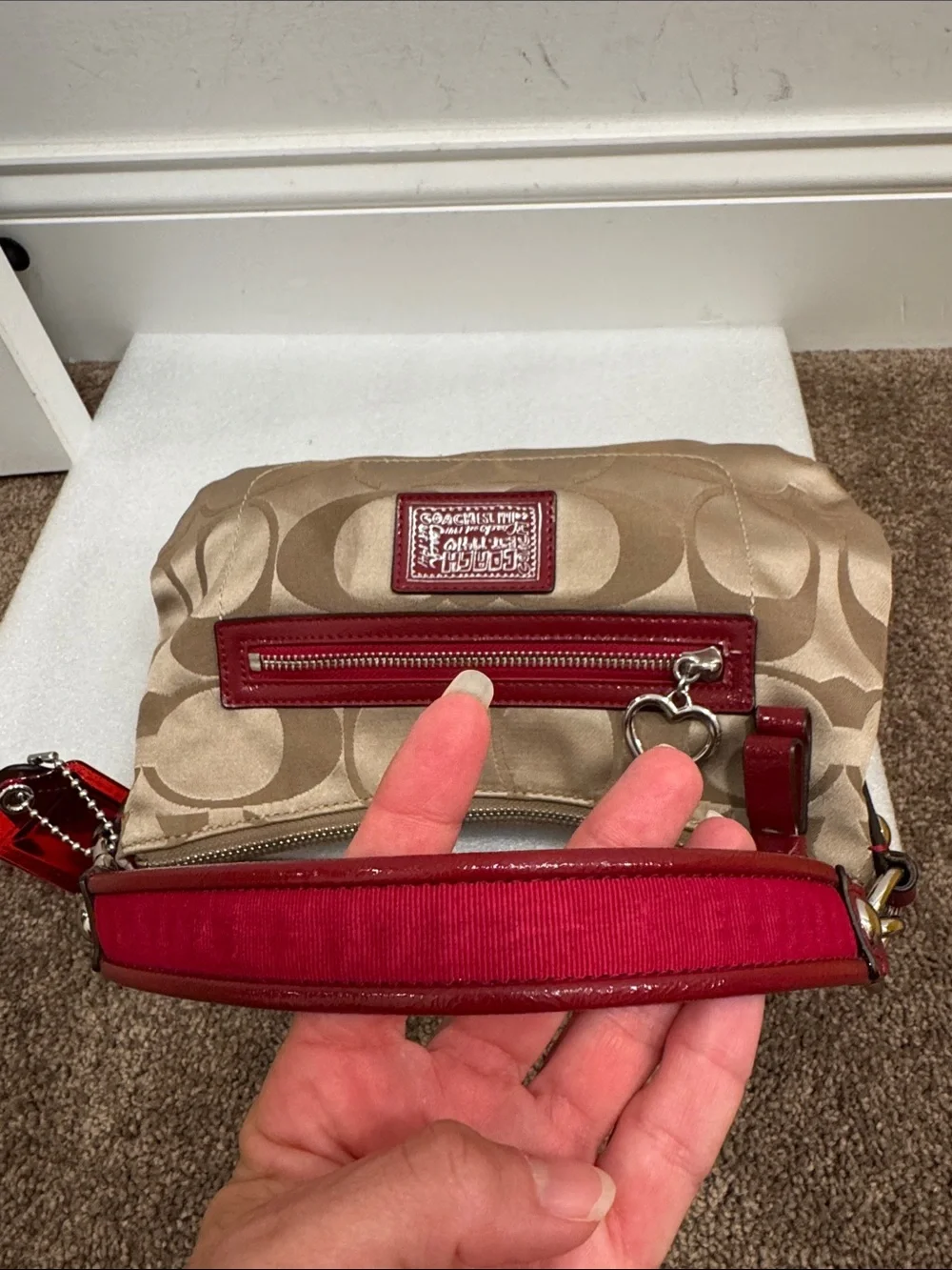 Coach poppy y2k shoulder bag purse 2 hangtags